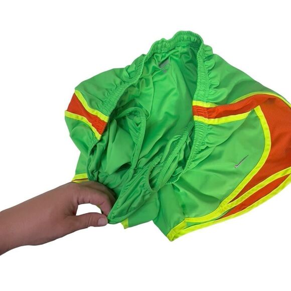 Nike Neon Green Yellow Athletic Running Shorts large - Picture 7 of 12